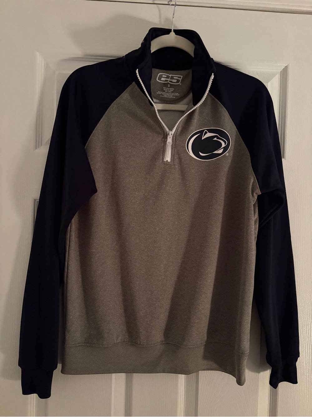 Penn State Women's Gray & Black Quarter-Zip Pullover